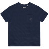 T-shirt manches courtes à poche print palmier