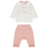 Ensemble avec t-shirt manches longues printé et pantalon en 
