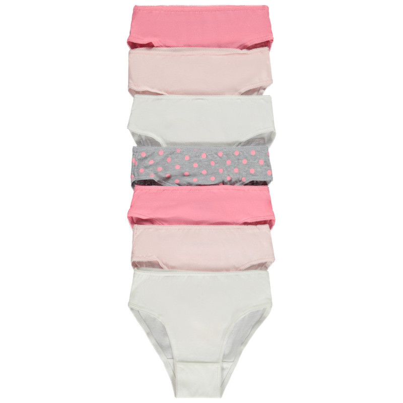 Lot de 7 culottes en jersey fille
