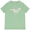 T-shirt manches courtes avec broderie effet bouclé fantaisie