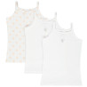 Lot de 3 maillots de corps à bretelles fille