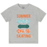 T-shirt manches courtes print et sequins magiques skate garç