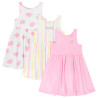 Lot de 3 robes sans manches fantaisies fille