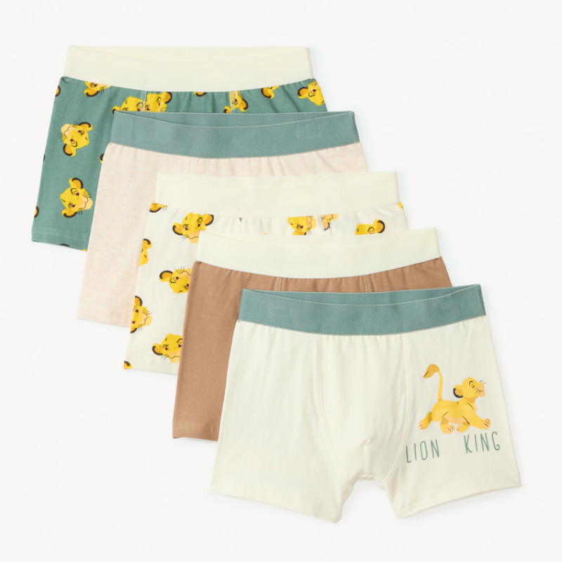 Lot de 5 boxers Roi Lion Disney garçon