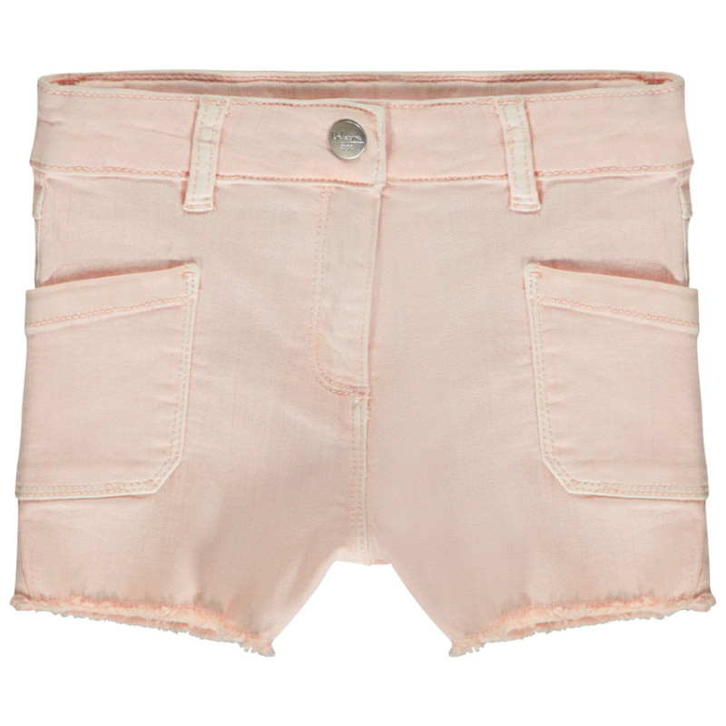 Short en jean à poches plaquées fille