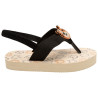 Tongs bébé à motifs animaux avec patch tigre et bride arrièr