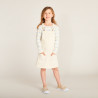 Robe salopette avec poches plaquées fille
