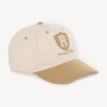 Casquette bicolore avec écusson brodé pour garçon