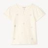T-shirt manches courtes à strass fille