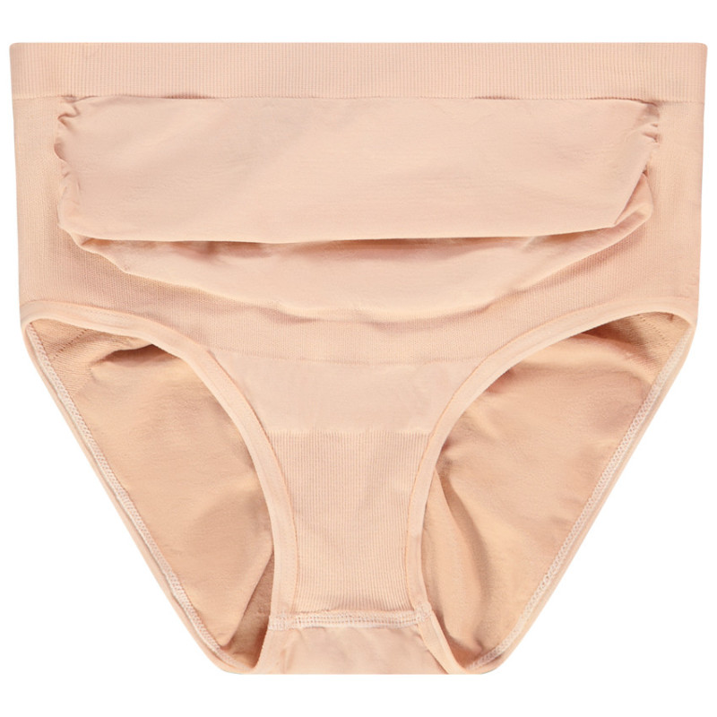 Culotte de grossesse taille haute sans coutures en microfibr