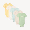 Lot de 5 bodies manches courtes printés pour bébé garçon