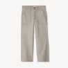 Pantalon droit en toile unie garçon