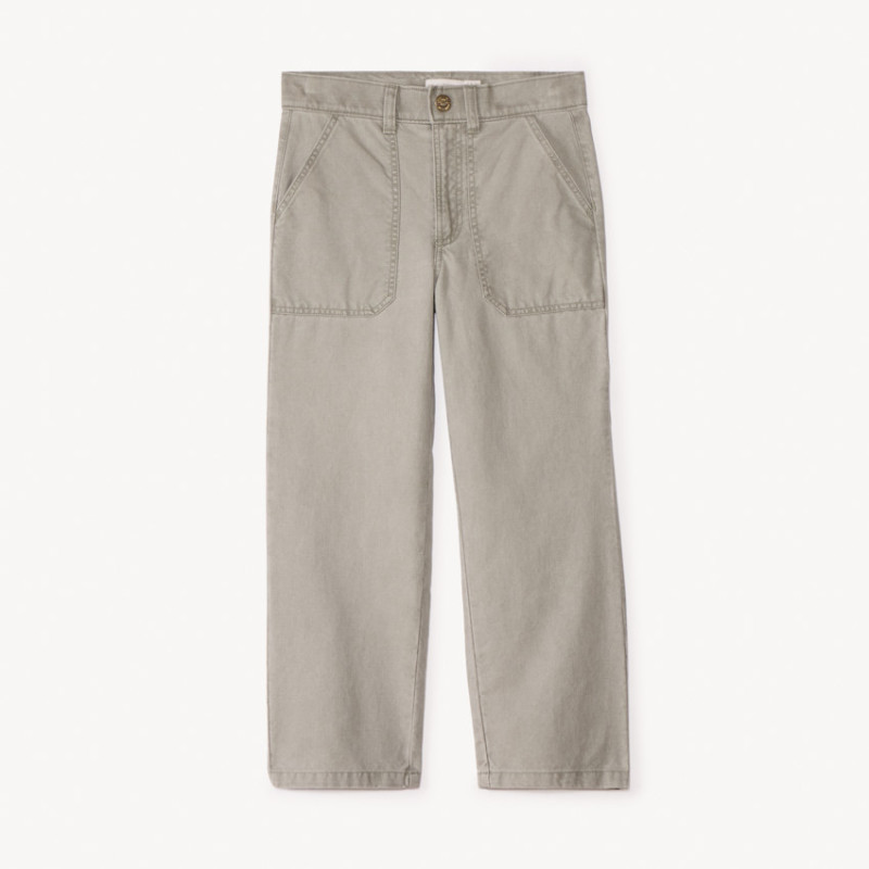 Pantalon droit en toile unie garçon