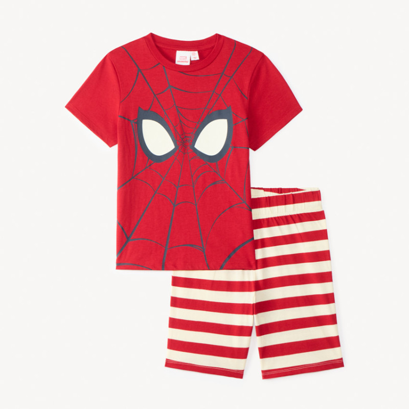 Set de pyjamas 2 pièces court Spiderman Marvel garçon
