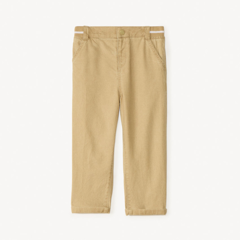 Pantalon droit avec taille élastique pour bébé garçon