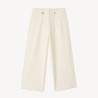 Pantalon large à pinces uni fille