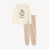 Set pyjama long en jersey print croissant garçon
