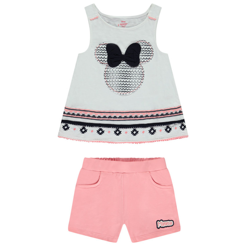 Ensemble débardeur fantaisie Minnie Disney avec broderies + 