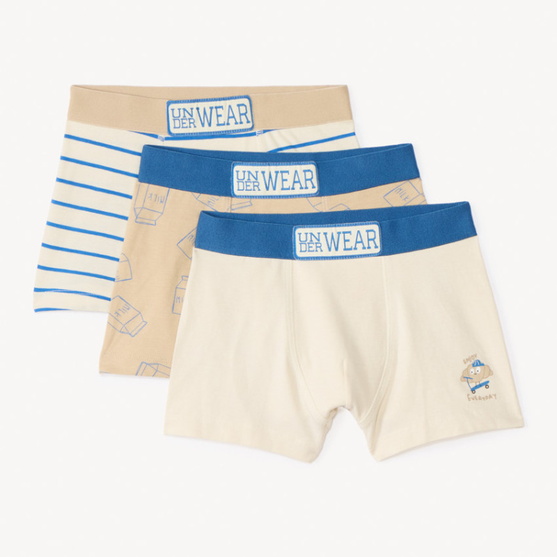 Lot de 3 boxers fantaisie garçon