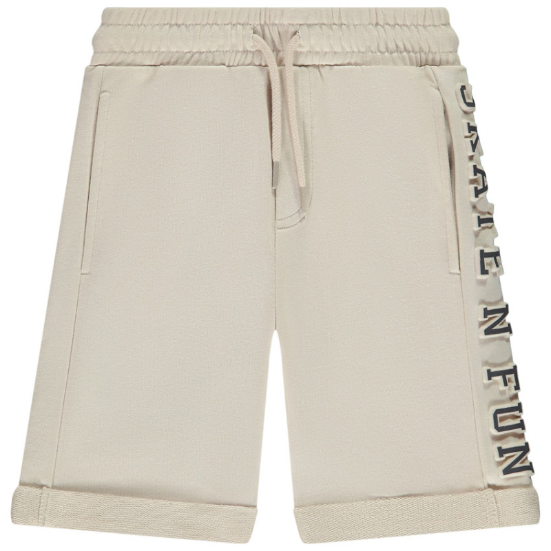 Bermuda fantaisie en molleton avec print embossée garçon