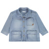 Surchemise effet denim à poches plaquées pour bébé garçon