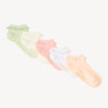 Lot de 5 paires de chaussettes courtes volantées fille