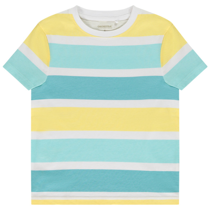 T-shirt manches courtes à rayures pour garçon