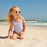 Maillot de bain 1 pièce rayé et imprimé cerises pour bébé fi