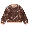 Bombers à sequins doublé satin fille