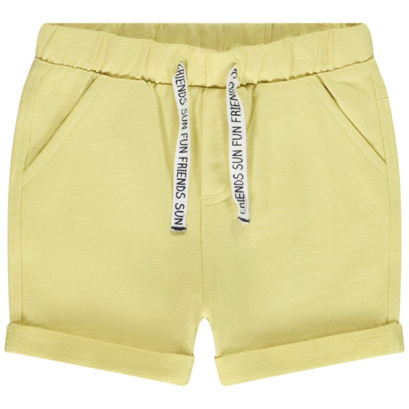 Bermuda en molleton uni pour bébé garçon