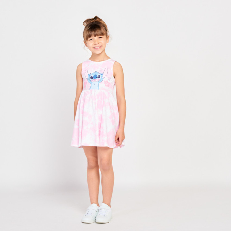 Robe sans manches effet tye & dye Stitch Disney fille