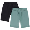 Lot de 2 bermudas unis en maille