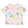 T-shirt manches courtes imprimé fantaisie fille