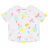 T-shirt manches courtes imprimé fantaisie fille
