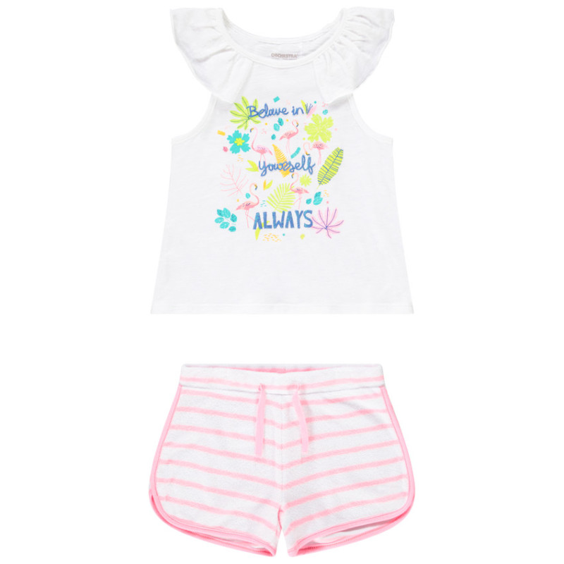Ensemble de plage débardeur + short fille