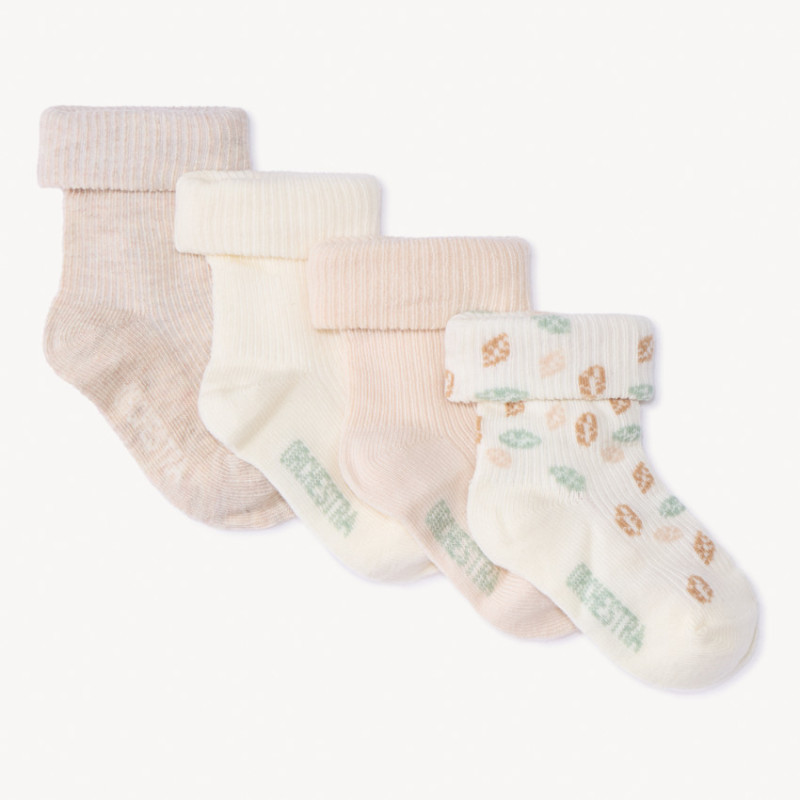 Lot de 4 paires de chaussettes normales pour bébé