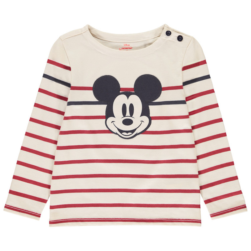 Marinière manches longues Mickey Disney garçon