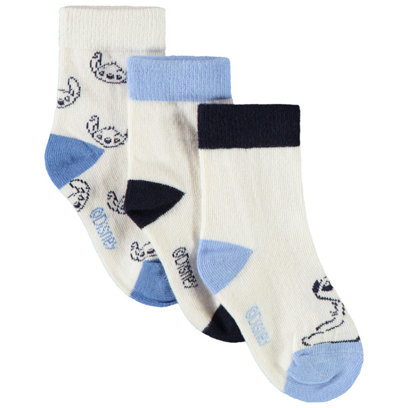 Lot de 3 paires de chaussettes Stitch Disney pour bébé garço