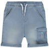 Bermuda effet denim avec poches et print embossé pour bébé g