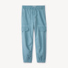 Pantalon jogger en twill uni garçon