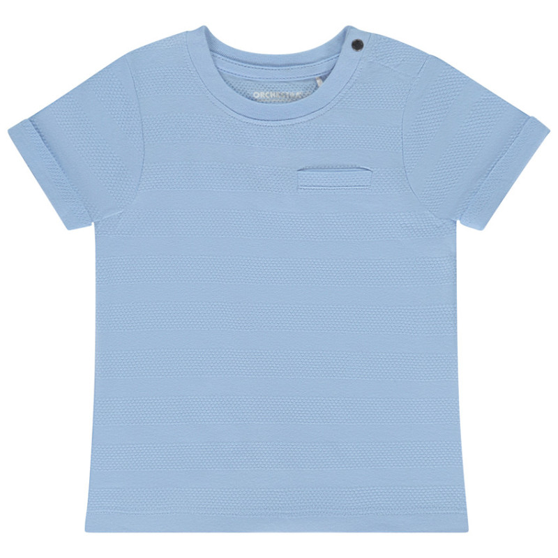 T-shirt manches courtes en jersey effet pop-corn pour bébé g