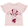 T-shirt manches courtes volantées Minnie Disney fille