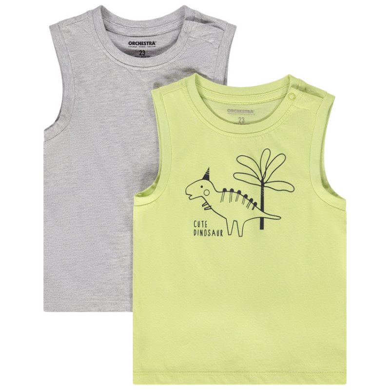 Lot de 2 débardeurs fantaisie pour bébé garçon