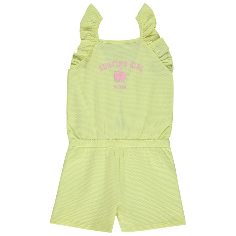 Combishort effet cloqué à dos ajouré fille