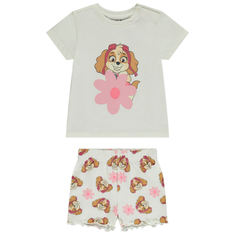 Set pyjama court Stella Pat'Patrouille pour bébé fille