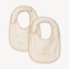 Lot de 2 bavoirs motif nature pour bébé