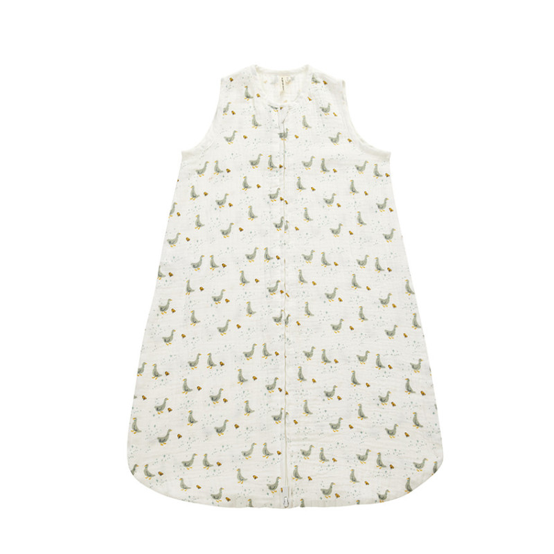 Gigoteuse TOG 0.5 imprimé oies en gaze de coton