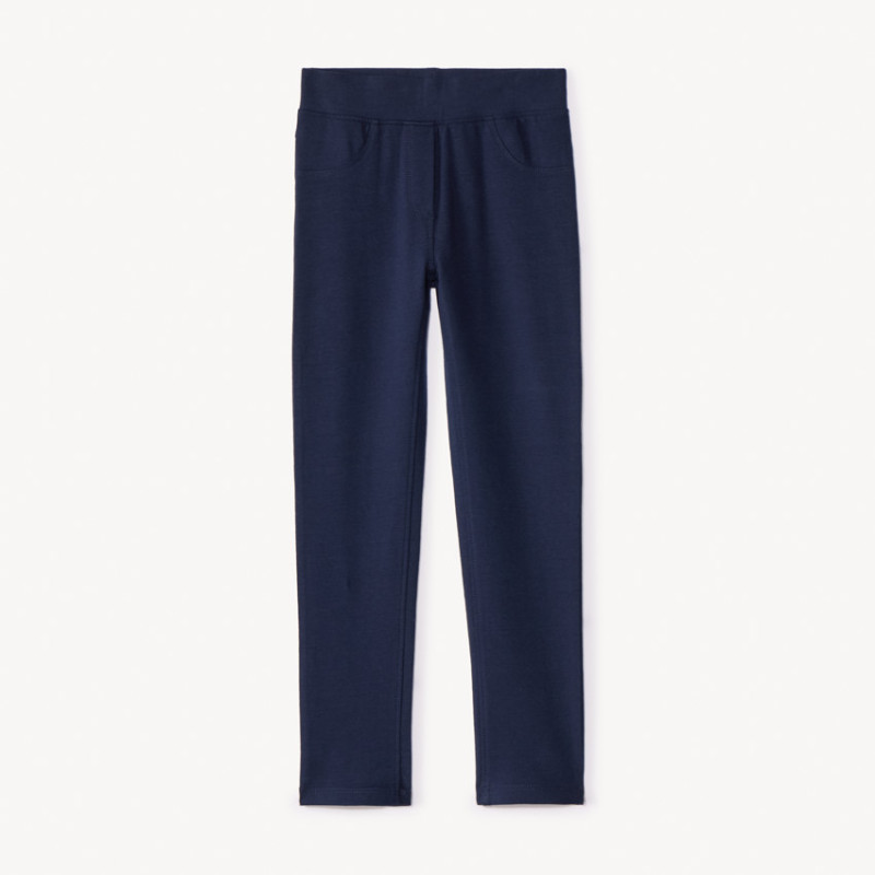 Jegging en molleton uni fille