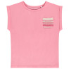 T-shirt manches courtes avec poche fantaisie en crochet fill