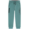 Jogging en molleton uni avec puff print placé pour garçon